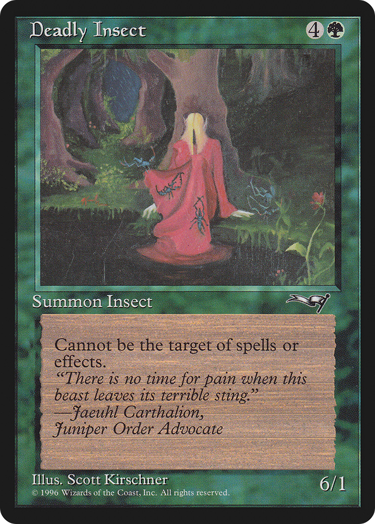 Deadly Insect (ALL-86B) - Alliances - Premium MTG Single from Wizards of the Coast - Just $0.08! Shop now at Game Crave Tournament Store