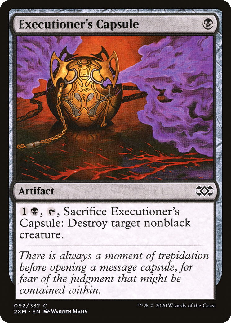 Executioner's Capsule (2XM-092) - Double Masters - Premium MTG Single from Wizards of the Coast - Just $0.25! Shop now at Game Crave Tournament Store