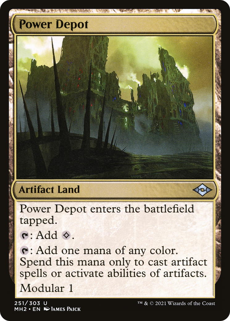 Power Depot (MH2-251) - Modern Horizons 2 Foil - Premium MTG Single from Wizards of the Coast - Just $0.33! Shop now at Game Crave Tournament Store