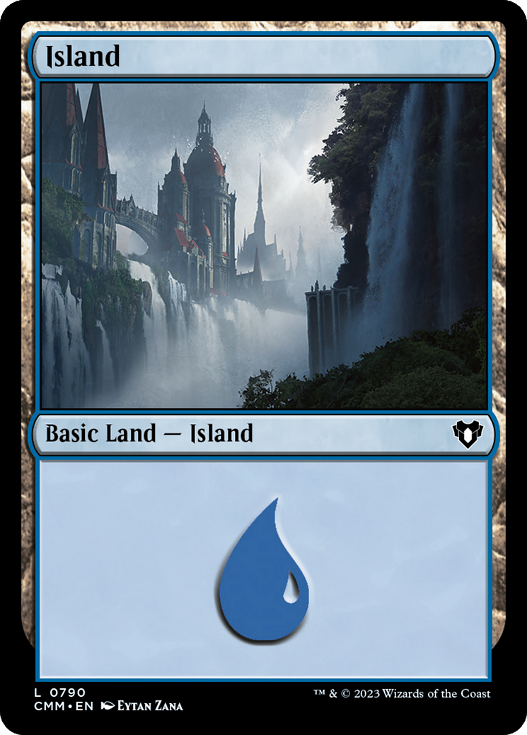 Island (CMM-790) - Commander Masters - Premium MTG Single from Wizards of the Coast - Just $0.08! Shop now at Game Crave Tournament Store