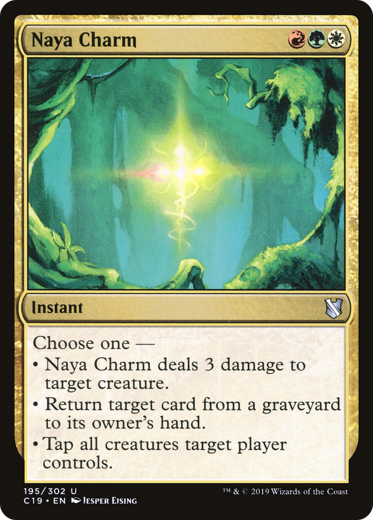 Naya Charm (C19-195) - Commander 2019 - Premium MTG Single from Wizards of the Coast - Just $0.25! Shop now at Game Crave Tournament Store