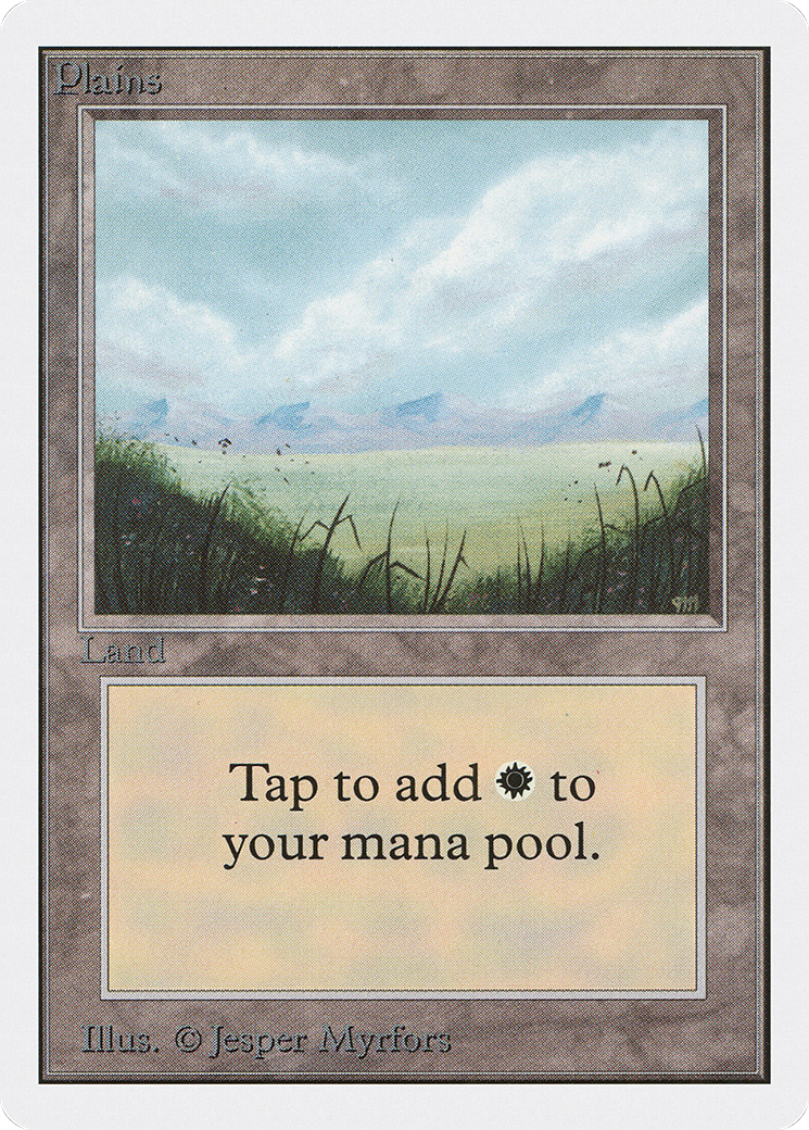 Plains (2ED-288) - Unlimited Edition - Premium MTG Single from Wizards of the Coast - Just $1! Shop now at Game Crave Tournament Store
