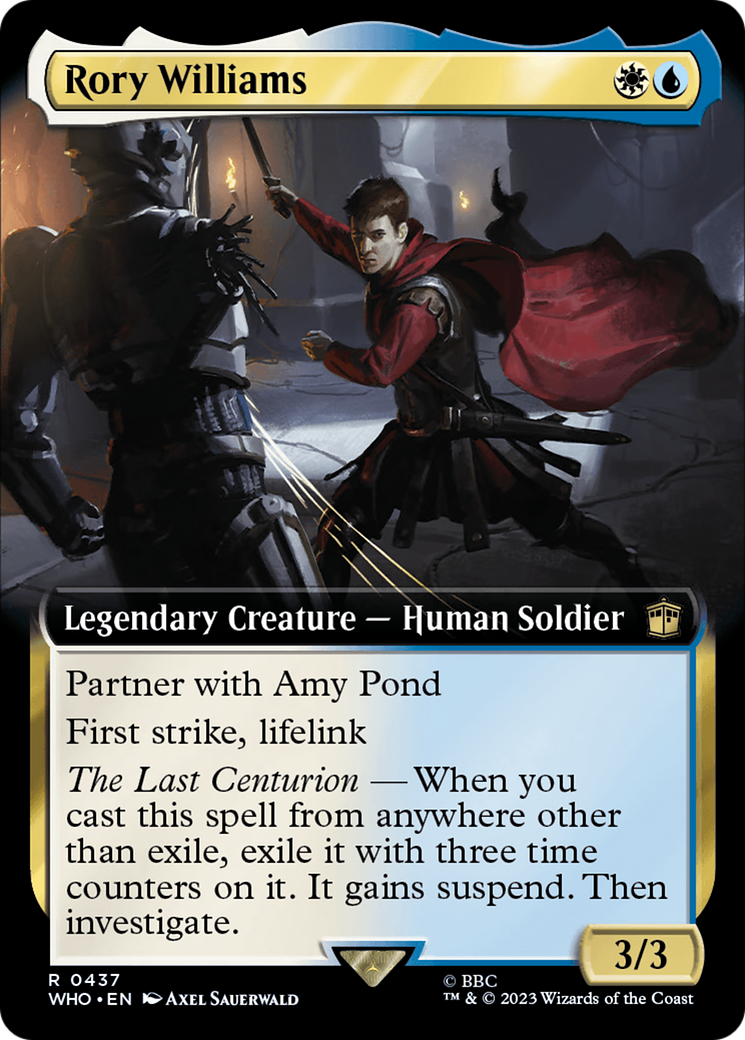 Rory Williams (WHO-437) - Doctor Who: (Extended Art) Foil - Premium MTG Single from Wizards of the Coast - Just $0.08! Shop now at Game Crave Tournament Store