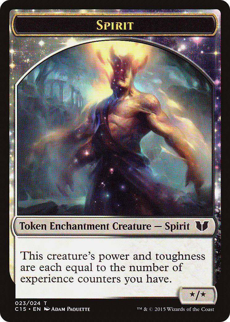 Spirit (TC15-023) - Commander 2015 Tokens: (nyxtouched) - Premium MTG Single from Wizards of the Coast - Just $0.82! Shop now at Game Crave Tournament Store