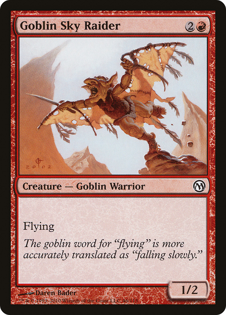 Goblin Sky Raider (DPA-046) - Duels of the Planeswalkers - Premium MTG Single from Wizards of the Coast - Just $0.08! Shop now at Game Crave Tournament Store