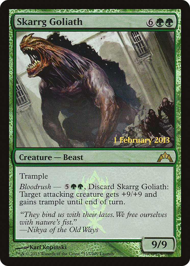 Skarrg Goliath (PGTC-133★) - Gatecrash Promos Foil - Premium MTG Single from Wizards of the Coast - Just $0.08! Shop now at Game Crave Tournament Store