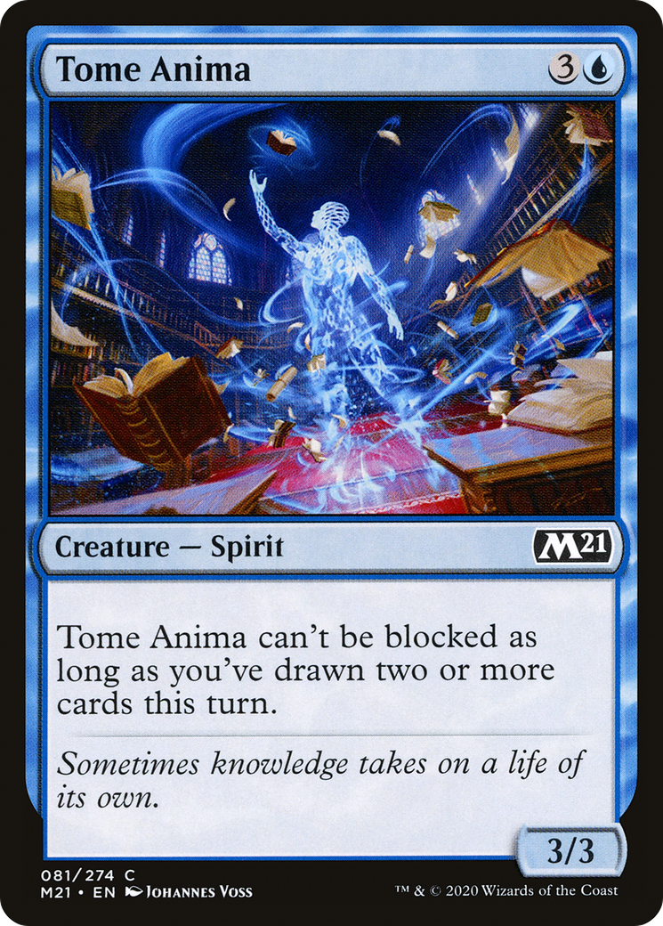 Tome Anima (M21-081) - Core Set 2021 Foil - Premium MTG Single from Wizards of the Coast - Just $0.08! Shop now at Game Crave Tournament Store