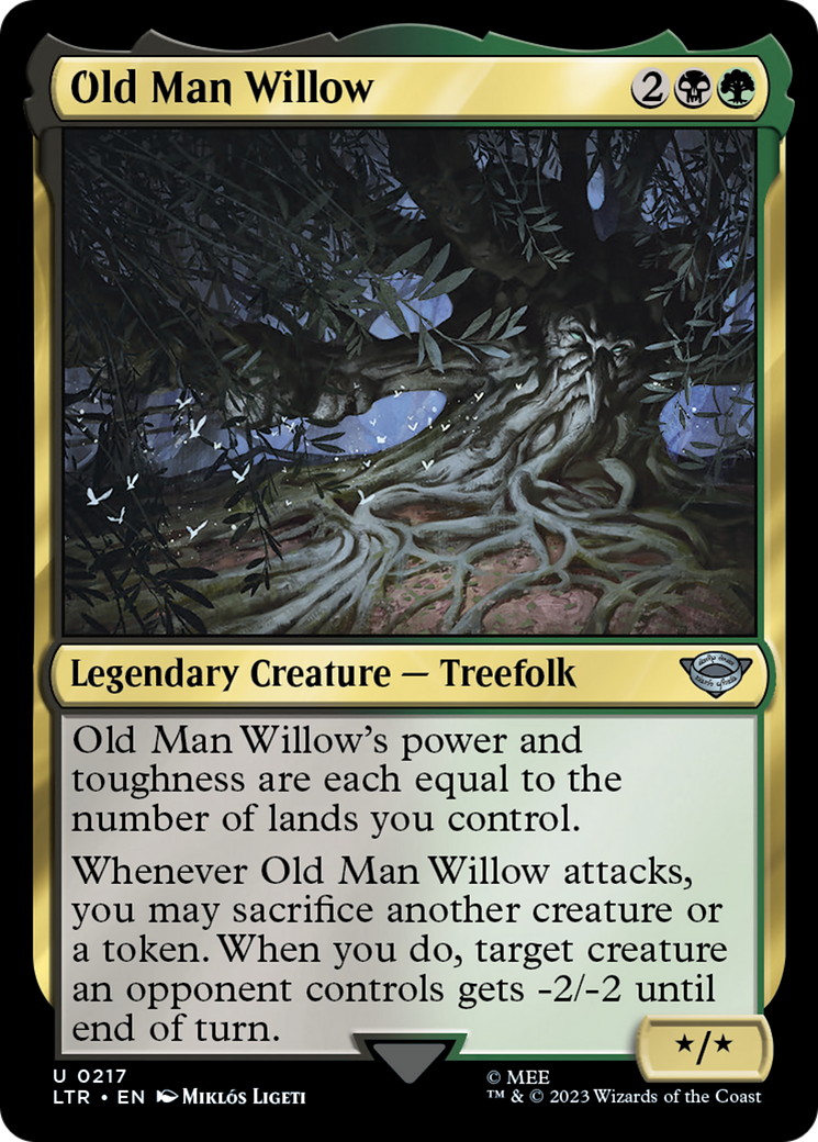 Old Man Willow (LTR-217) - The Lord of the Rings: Tales of Middle-earth - Premium MTG Single from Wizards of the Coast - Just $0.25! Shop now at Game Crave Tournament Store