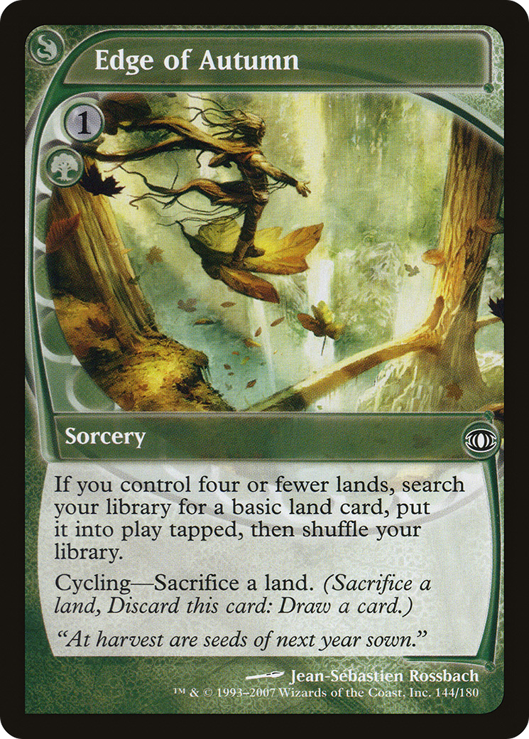 Edge of Autumn (FUT-144) - Future Sight - Premium MTG Single from Wizards of the Coast - Just $0.08! Shop now at Game Crave Tournament Store