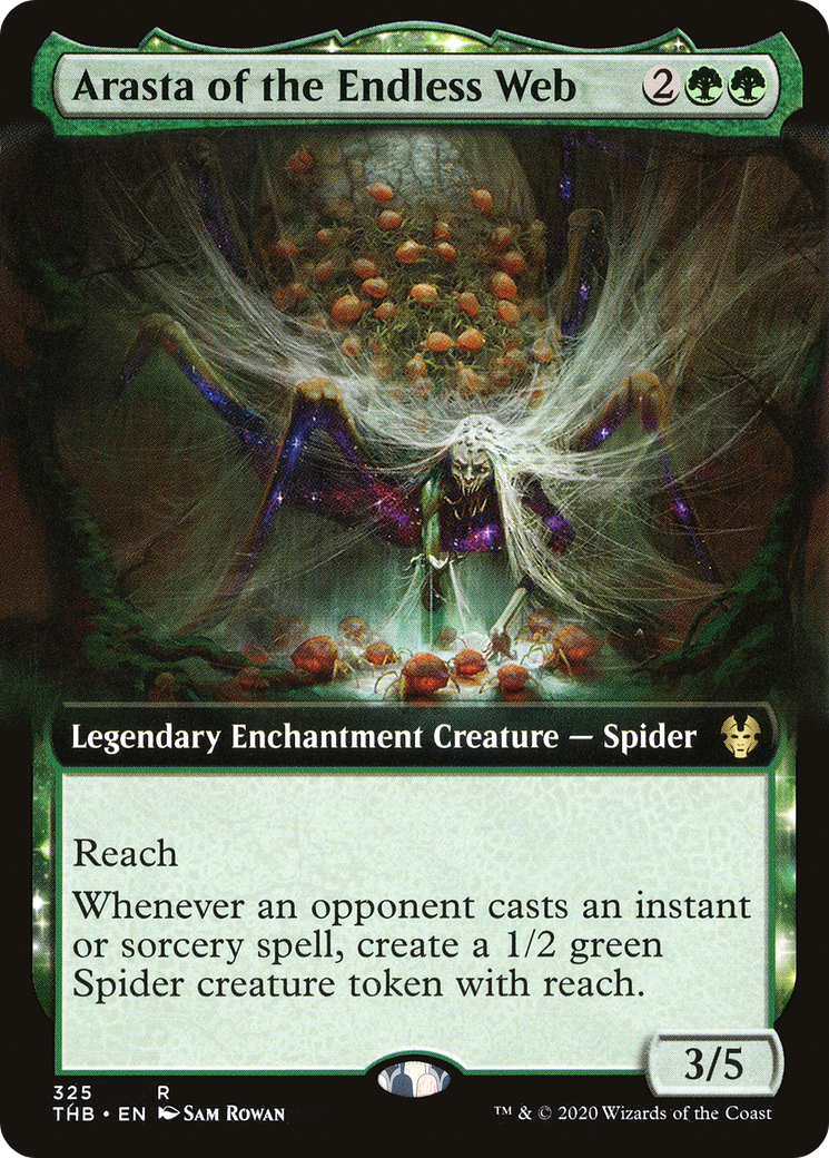 Arasta of the Endless Web (THB-325) - Theros Beyond Death: (nyxtouched, Extended Art) - Premium MTG Single from Wizards of the Coast - Just $2.98! Shop now at Game Crave Tournament Store