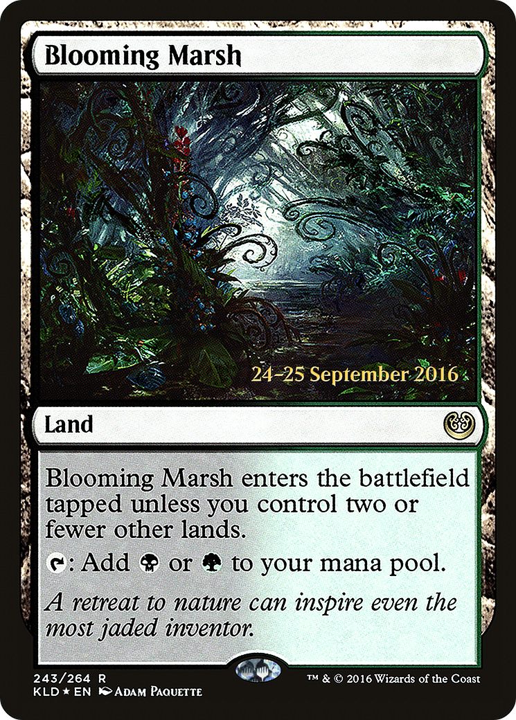 Blooming Marsh (PKLD-243S) - Kaladesh Promos Foil - Premium MTG Single from Wizards of the Coast - Just $1.19! Shop now at Game Crave Tournament Store