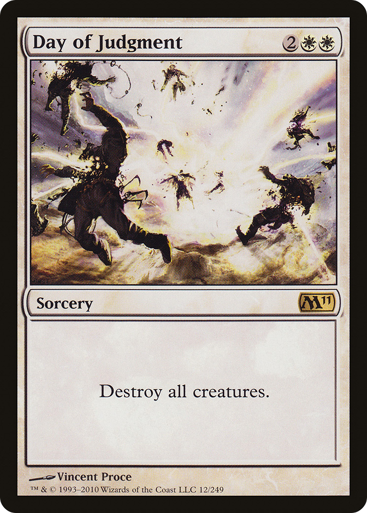 Day of Judgment (M11-012) - Magic 2011 Foil - Premium MTG Single from Wizards of the Coast - Just $1.94! Shop now at Game Crave Tournament Store