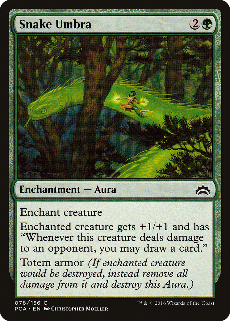 Snake Umbra (PCA-078) - Planechase Anthology - Premium MTG Single from Wizards of the Coast - Just $0.66! Shop now at Game Crave Tournament Store