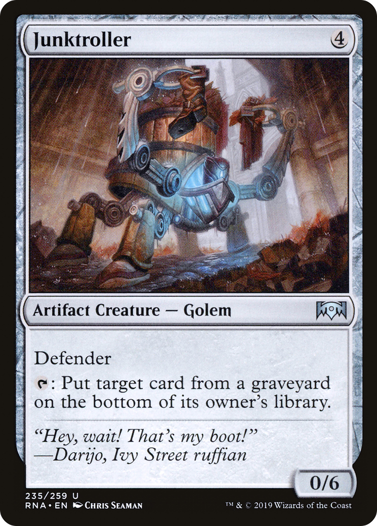 Junktroller (RNA-235) - Ravnica Allegiance - Premium MTG Single from Wizards of the Coast - Just $0.25! Shop now at Game Crave Tournament Store
