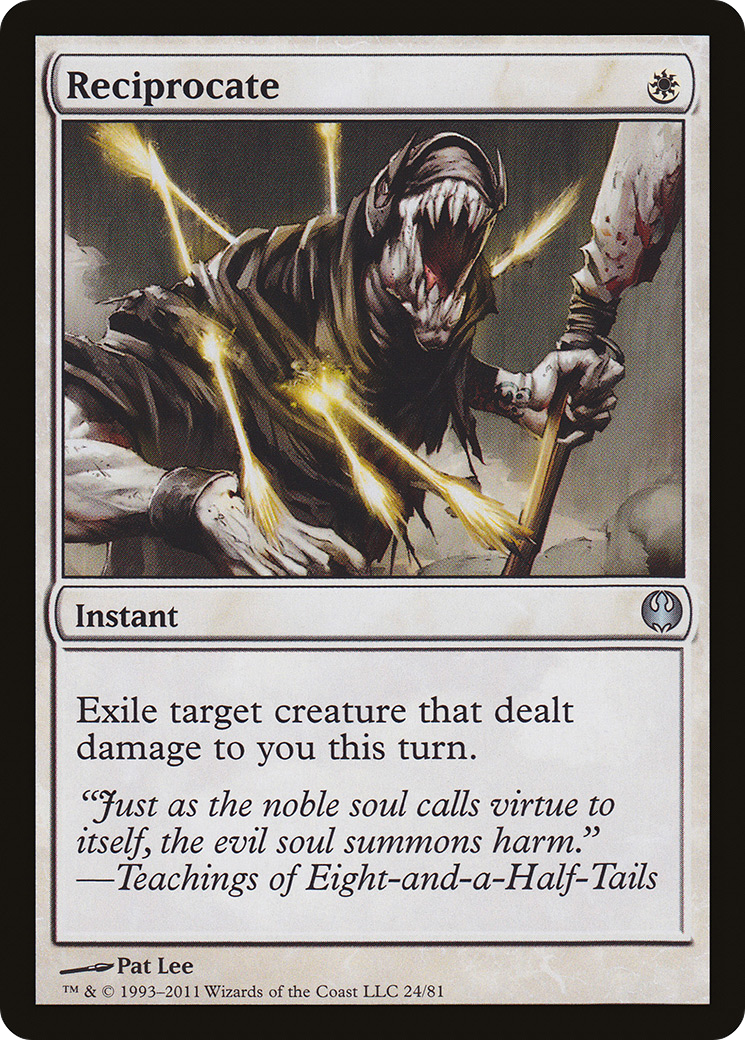 Reciprocate (DDG-024) - Duel Decks: Knights vs. Dragons - Premium MTG Single from Wizards of the Coast - Just $0.08! Shop now at Game Crave Tournament Store