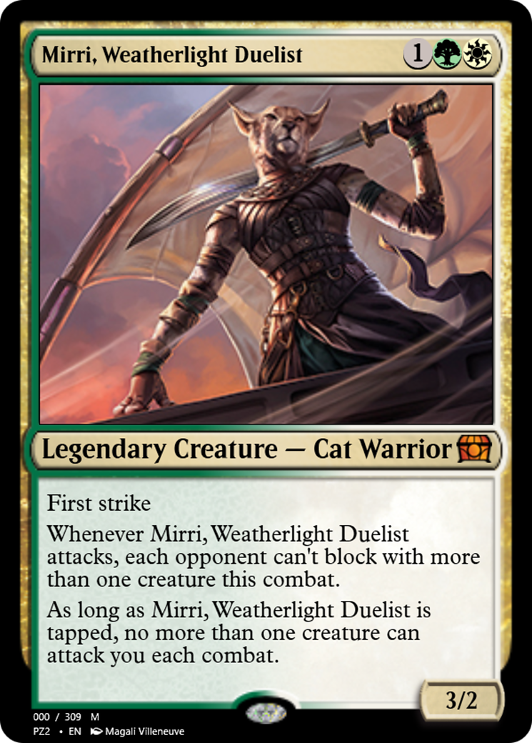Mirri, Weatherlight Duelist (PZ2-65707) - Treasure Chest Foil - Premium MTG Single from Wizards of the Coast - Just $0! Shop now at Game Crave Tournament Store