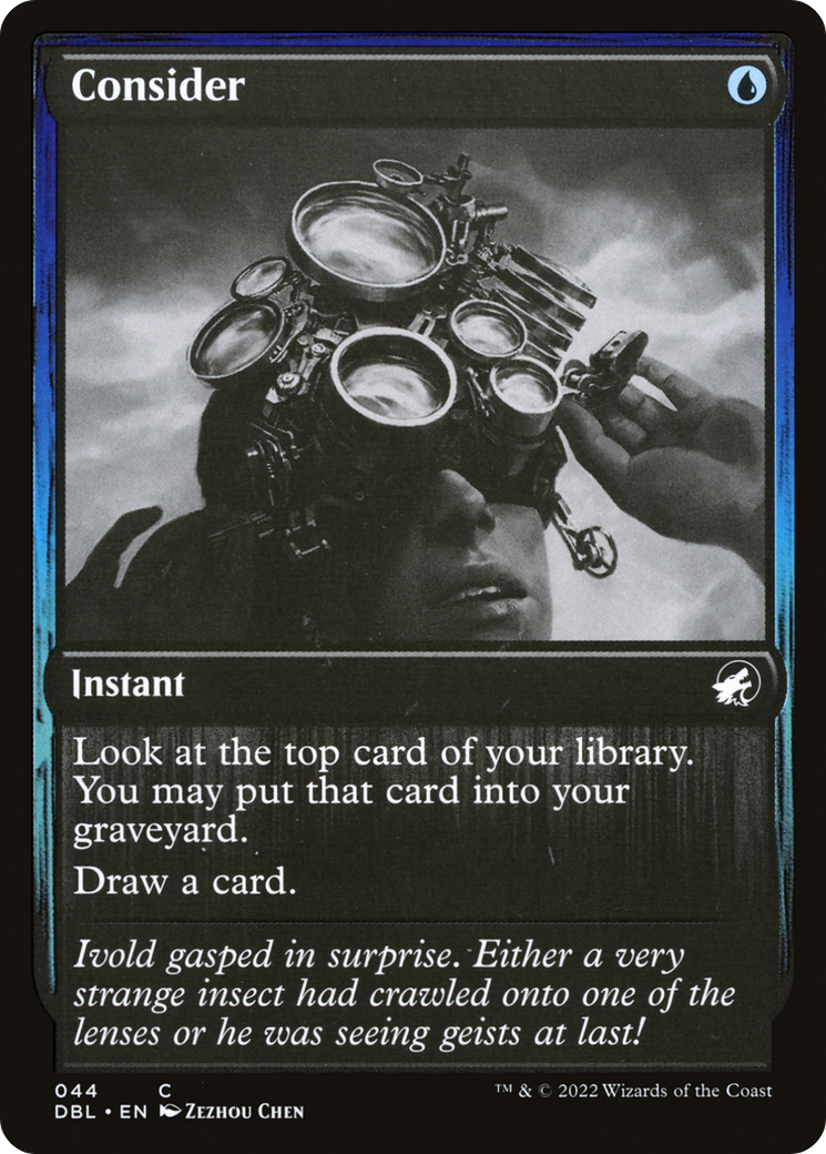 Consider (DBL-044) - Innistrad: Double Feature Foil - Premium MTG Single from Wizards of the Coast - Just $2.57! Shop now at Game Crave Tournament Store