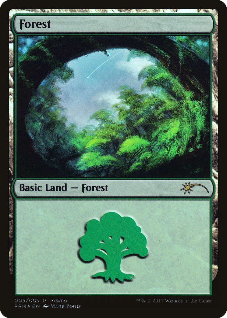 Forest (G17-005) - 2017 Gift Pack Foil - Premium MTG Single from Wizards of the Coast - Just $0.47! Shop now at Game Crave Tournament Store