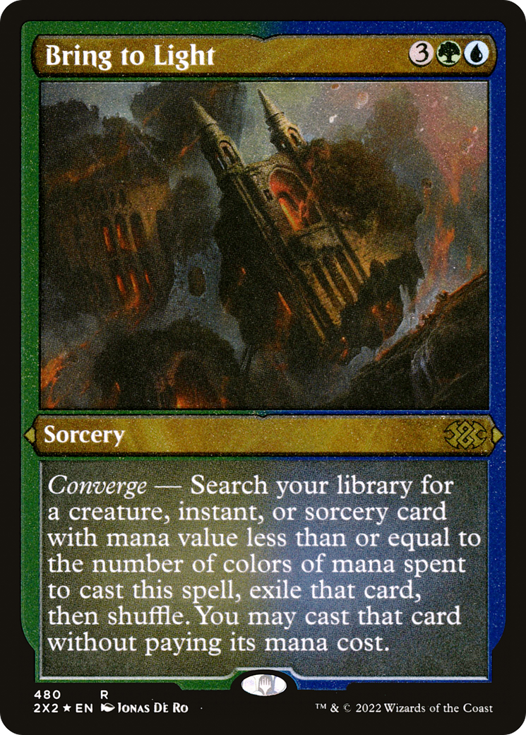 Bring to Light (2X2-480) - Double Masters 2022 Etched Foil - Premium MTG Single from Wizards of the Coast - Just $0.82! Shop now at Game Crave Tournament Store