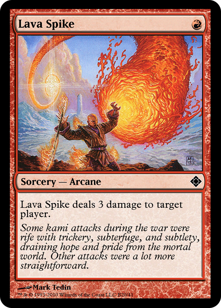 Lava Spike (TD0-B20) - Magic Online Theme Decks - Premium MTG Single from Wizards of the Coast - Just $0! Shop now at Game Crave Tournament Store