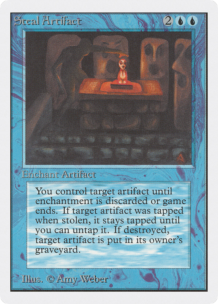 Steal Artifact (2ED-082) - Unlimited Edition - Premium MTG Single from Wizards of the Coast - Just $0.85! Shop now at Game Crave Tournament Store