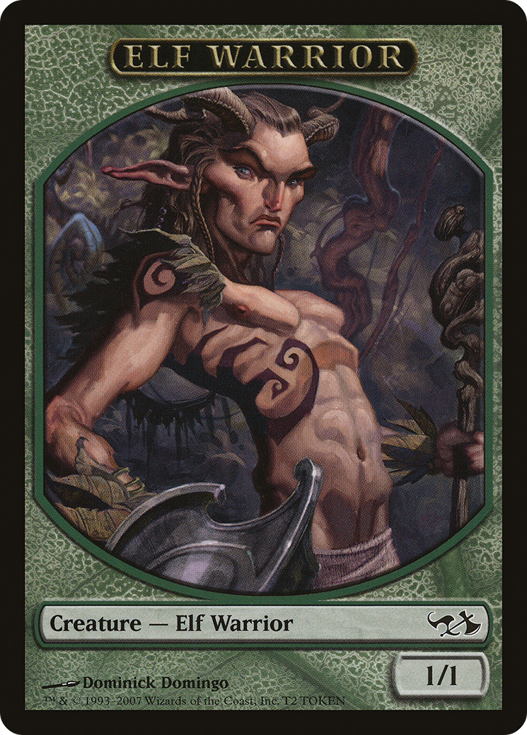 Elf Warrior (TDD1-0T2) - Duel Decks: Elves vs. Goblins Tokens - Premium MTG Single from Wizards of the Coast - Just $0.12! Shop now at Game Crave Tournament Store