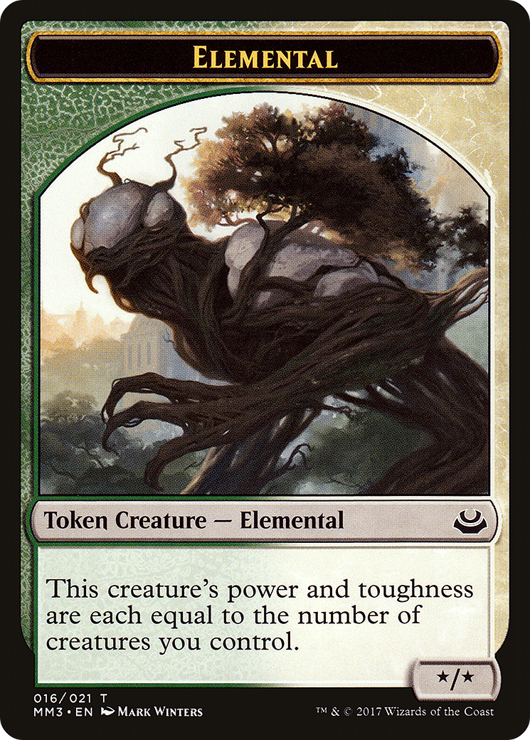 Elemental (TMM3-016) - Modern Masters 2017 Tokens - Premium MTG Single from Wizards of the Coast - Just $0.08! Shop now at Game Crave Tournament Store