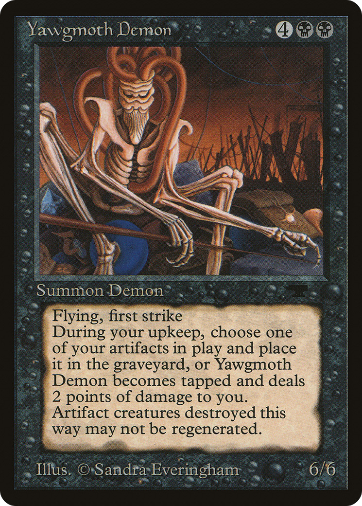 Yawgmoth Demon (ATQ-021) - Antiquities - Premium MTG Single from Wizards of the Coast - Just $5.23! Shop now at Game Crave Tournament Store
