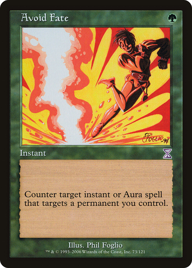 Avoid Fate (TSB-073) - Time Spiral Timeshifted Foil - Premium MTG Single from Wizards of the Coast - Just $13.20! Shop now at Game Crave Tournament Store