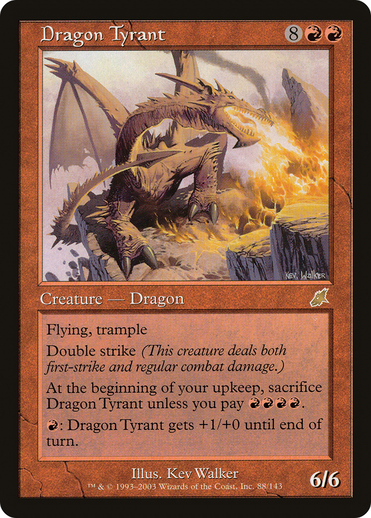 Dragon Tyrant (SCG-088) - Scourge Foil - Premium MTG Single from Wizards of the Coast - Just $30.39! Shop now at Game Crave Tournament Store