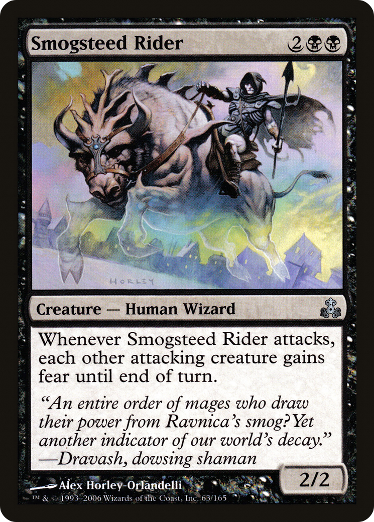 Smogsteed Rider (GPT-063) - Guildpact Foil - Premium MTG Single from Wizards of the Coast - Just $0.38! Shop now at Game Crave Tournament Store