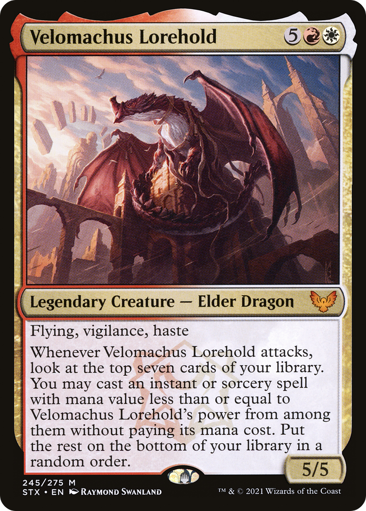 Velomachus Lorehold (STX-245) - Strixhaven: School of Mages Foil - Premium MTG Single from Wizards of the Coast - Just $0.42! Shop now at Game Crave Tournament Store