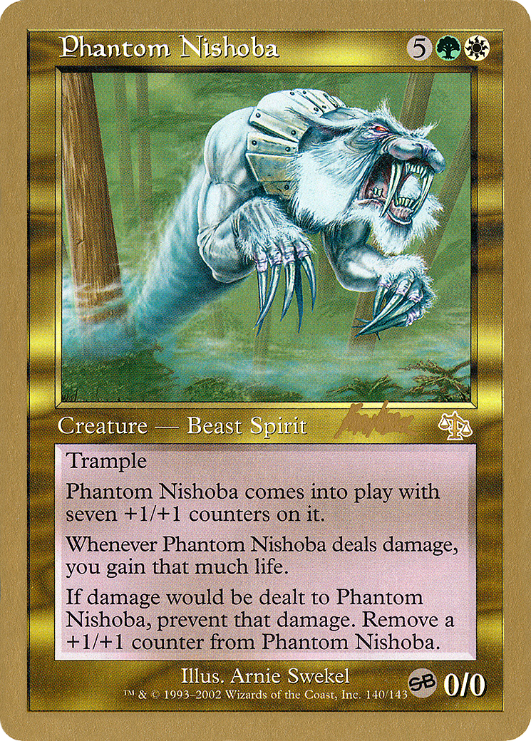 Phantom Nishoba (WC02-BK140SB) - World Championship Decks 2002 - Premium MTG Single from Wizards of the Coast - Just $0.73! Shop now at Game Crave Tournament Store