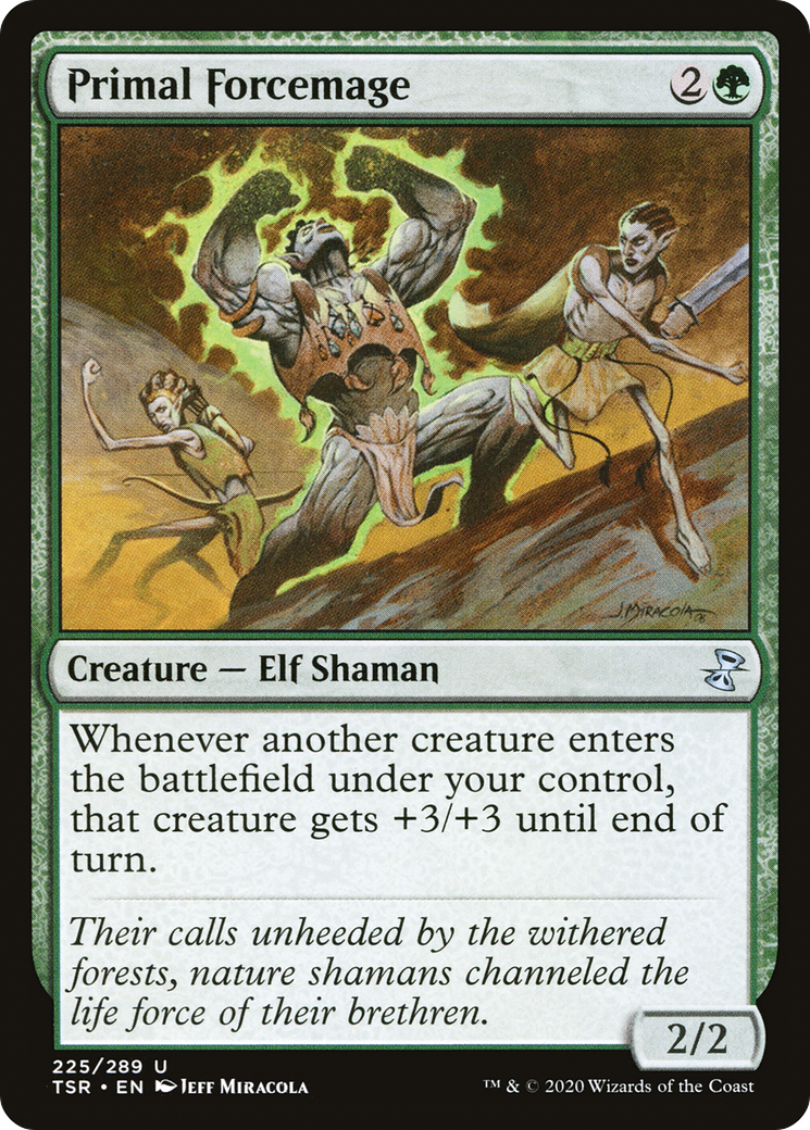 Primal Forcemage (TSR-225) - Time Spiral Remastered - Premium MTG Single from Wizards of the Coast - Just $0.08! Shop now at Game Crave Tournament Store