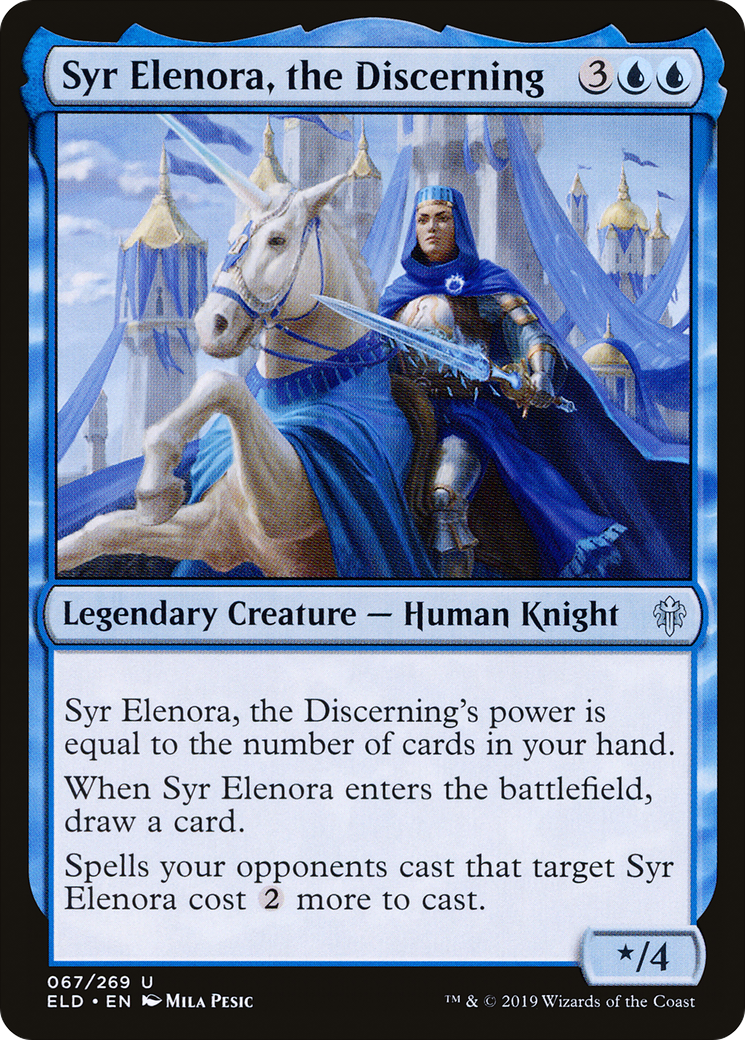 Syr Elenora, the Discerning (ELD-067) - Throne of Eldraine - Premium MTG Single from Wizards of the Coast - Just $0.25! Shop now at Game Crave Tournament Store