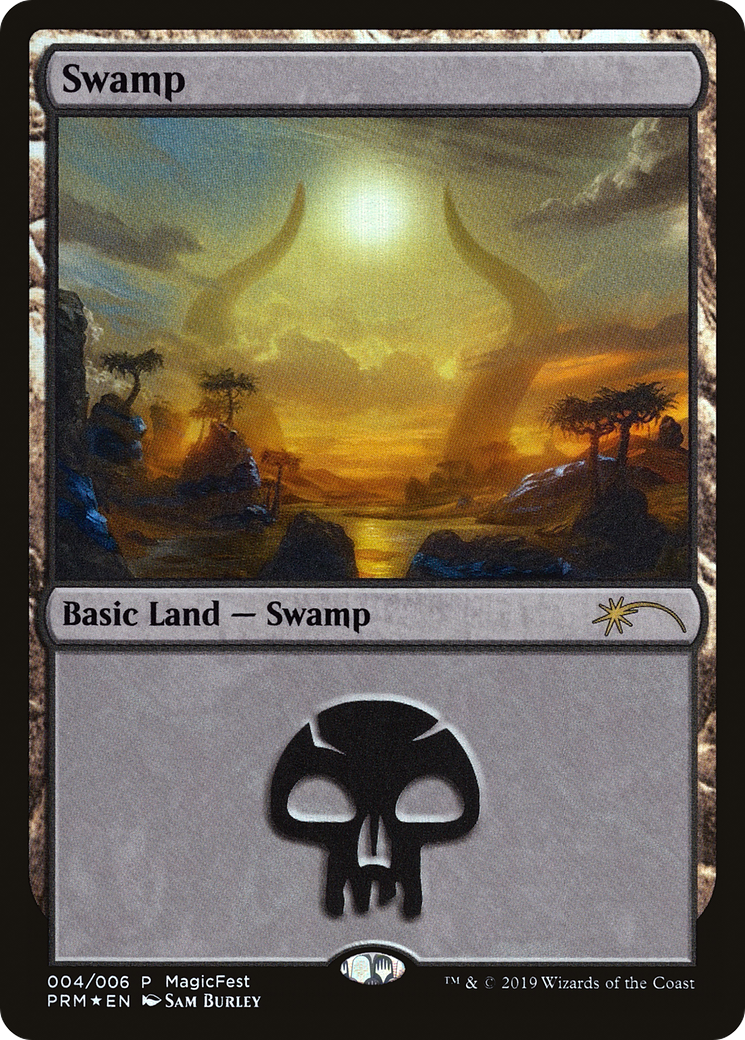 Swamp (PF19-004) - MagicFest 2019 Foil - Premium MTG Single from Wizards of the Coast - Just $0.10! Shop now at Game Crave Tournament Store