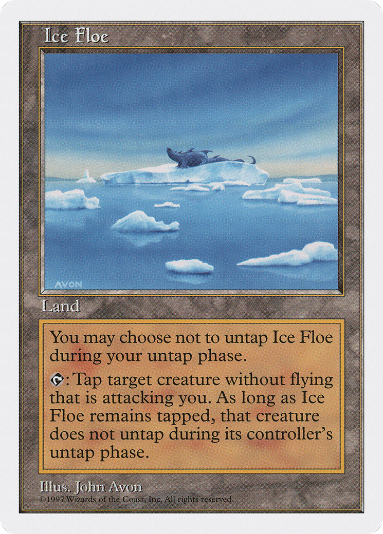 Ice Floe (5ED-420) - Fifth Edition - Premium MTG Single from Wizards of the Coast - Just $0.08! Shop now at Game Crave Tournament Store