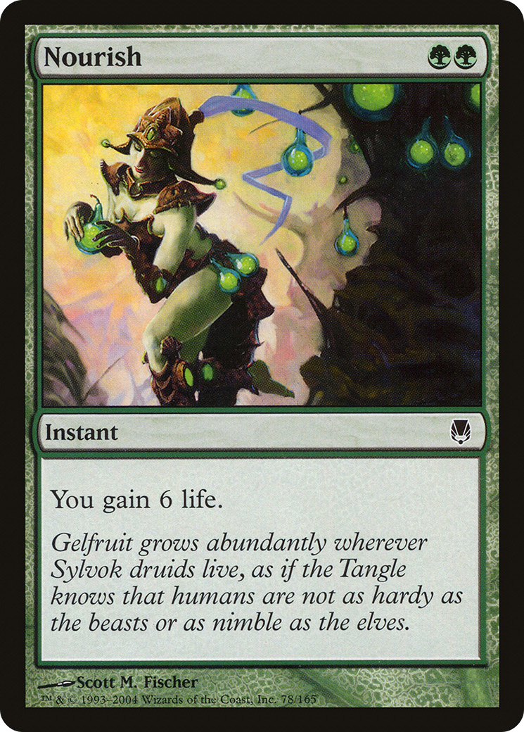 Nourish (DST-078) - Darksteel - Premium MTG Single from Wizards of the Coast - Just $0.08! Shop now at Game Crave Tournament Store