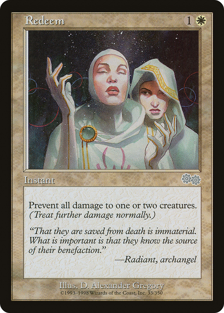 Redeem (USG-033) - Urza's Saga - Premium MTG Single from Wizards of the Coast - Just $0.08! Shop now at Game Crave Tournament Store