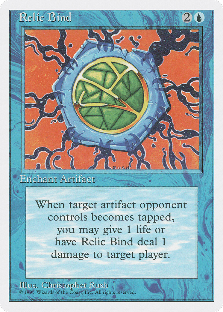 Relic Bind (4ED-097) - Fourth Edition - Premium MTG Single from Wizards of the Coast - Just $0.26! Shop now at Game Crave Tournament Store