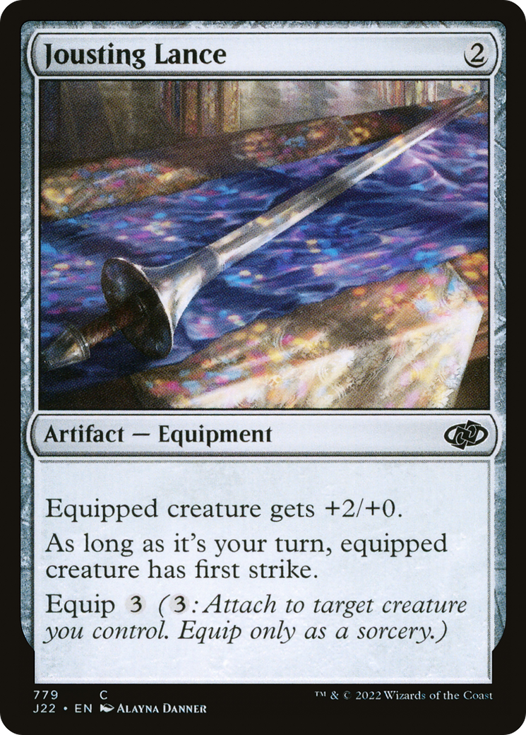 Jousting Lance (J22-779) - Jumpstart 2022 - Premium MTG Single from Wizards of the Coast - Just $0.25! Shop now at Game Crave Tournament Store