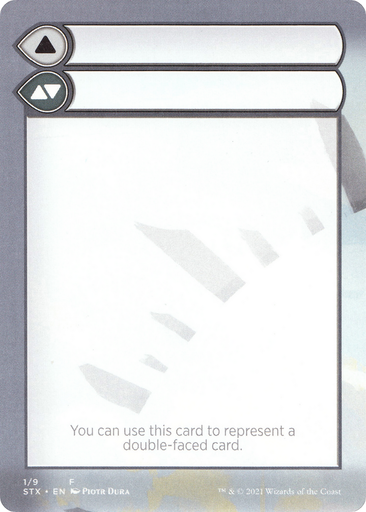 Double-Faced Substitute Card (SSTX-001) - Strixhaven: School of Mages Substitute Cards - Premium MTG Single from Wizards of the Coast - Just $0! Shop now at Game Crave Tournament Store