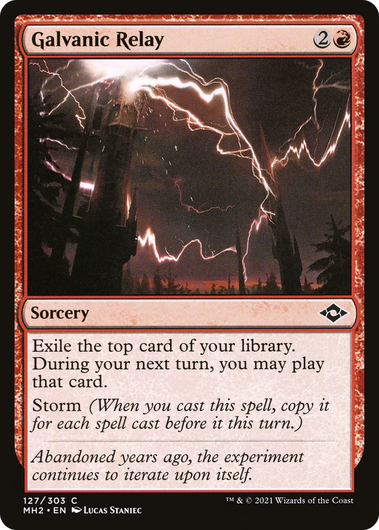 Galvanic Relay (MH2-127) - Modern Horizons 2 - Premium MTG Single from Wizards of the Coast - Just $0.25! Shop now at Game Crave Tournament Store