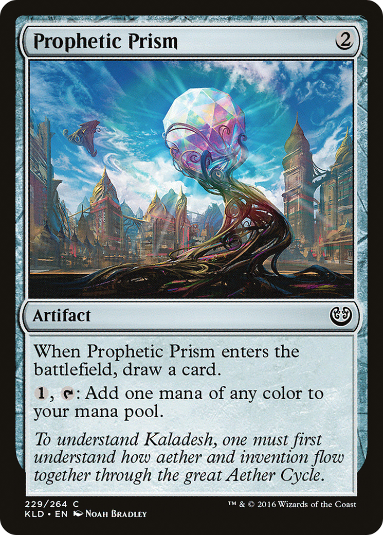 Prophetic Prism (KLD-229) - Kaladesh - Premium MTG Single from Wizards of the Coast - Just $0.25! Shop now at Game Crave Tournament Store