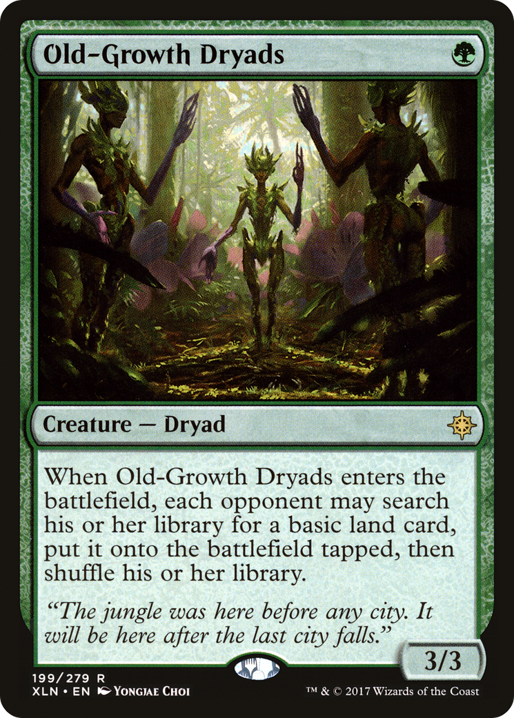 Old-Growth Dryads (XLN-199) - Ixalan - Premium MTG Single from Wizards of the Coast - Just $0.25! Shop now at Game Crave Tournament Store