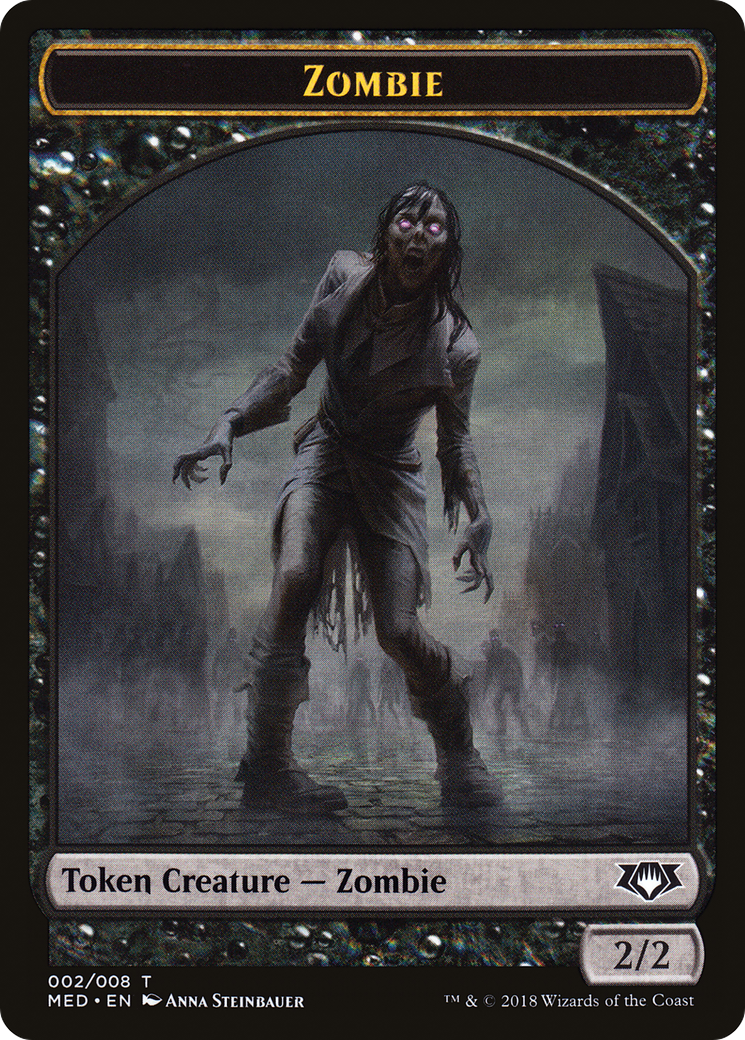 Zombie (TMED-0G2) - Mythic Edition Tokens - Premium MTG Single from Wizards of the Coast - Just $0.20! Shop now at Game Crave Tournament Store