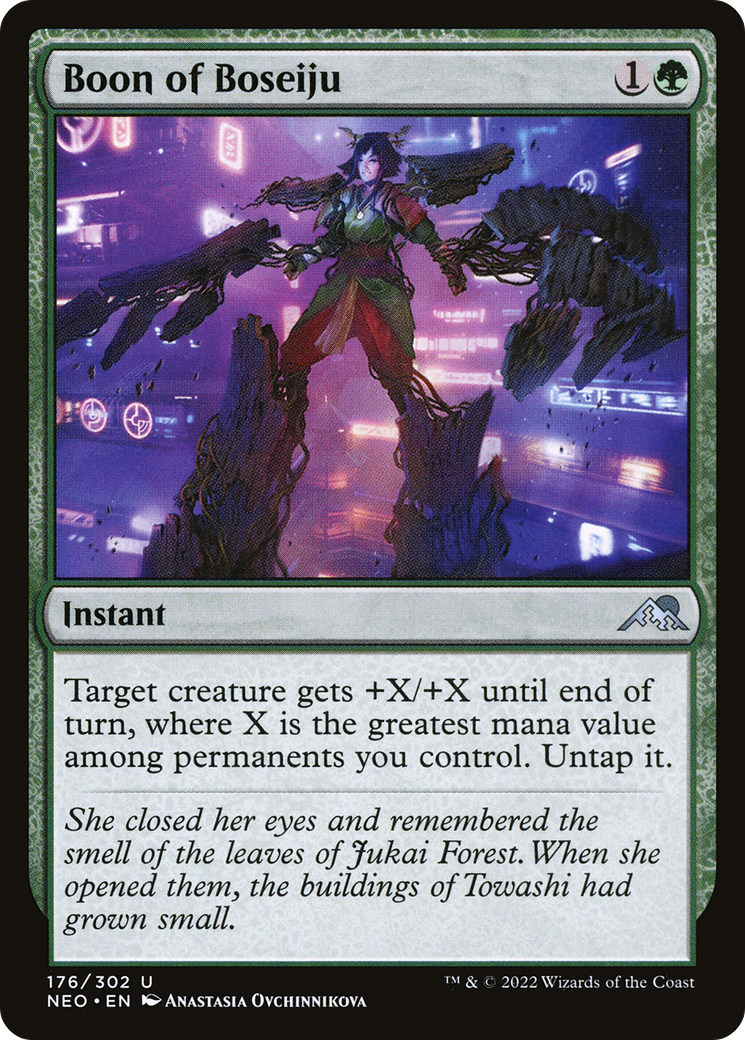 Boon of Boseiju (NEO-176) - Kamigawa: Neon Dynasty - Premium MTG Single from Wizards of the Coast - Just $0.08! Shop now at Game Crave Tournament Store