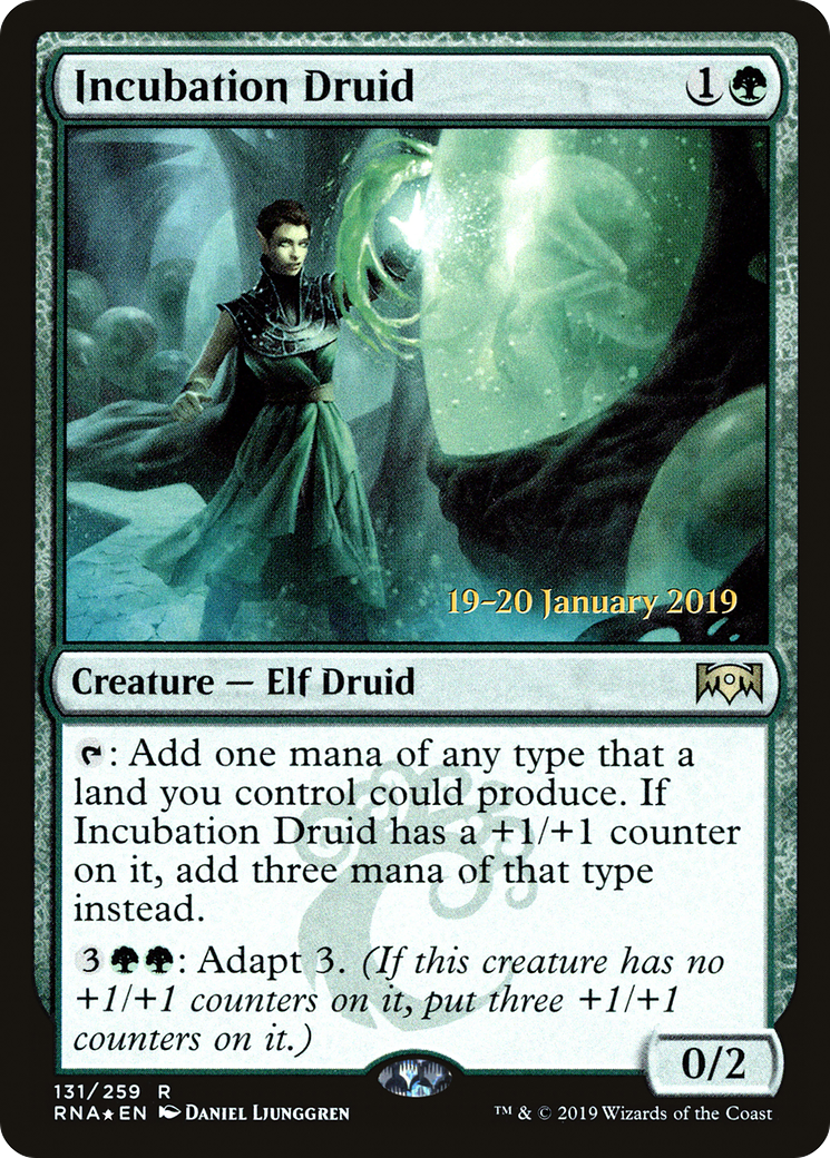 Incubation Druid (PRNA-131S) - Ravnica Allegiance Promos Foil - Premium MTG Single from Wizards of the Coast - Just $1.32! Shop now at Game Crave Tournament Store