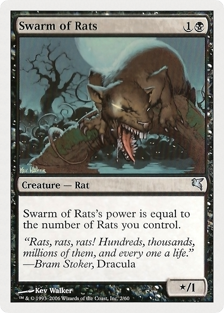 Swarm of Rats (PHUK-002) - Hachette UK - Premium MTG Single from Wizards of the Coast - Just $0! Shop now at Game Crave Tournament Store