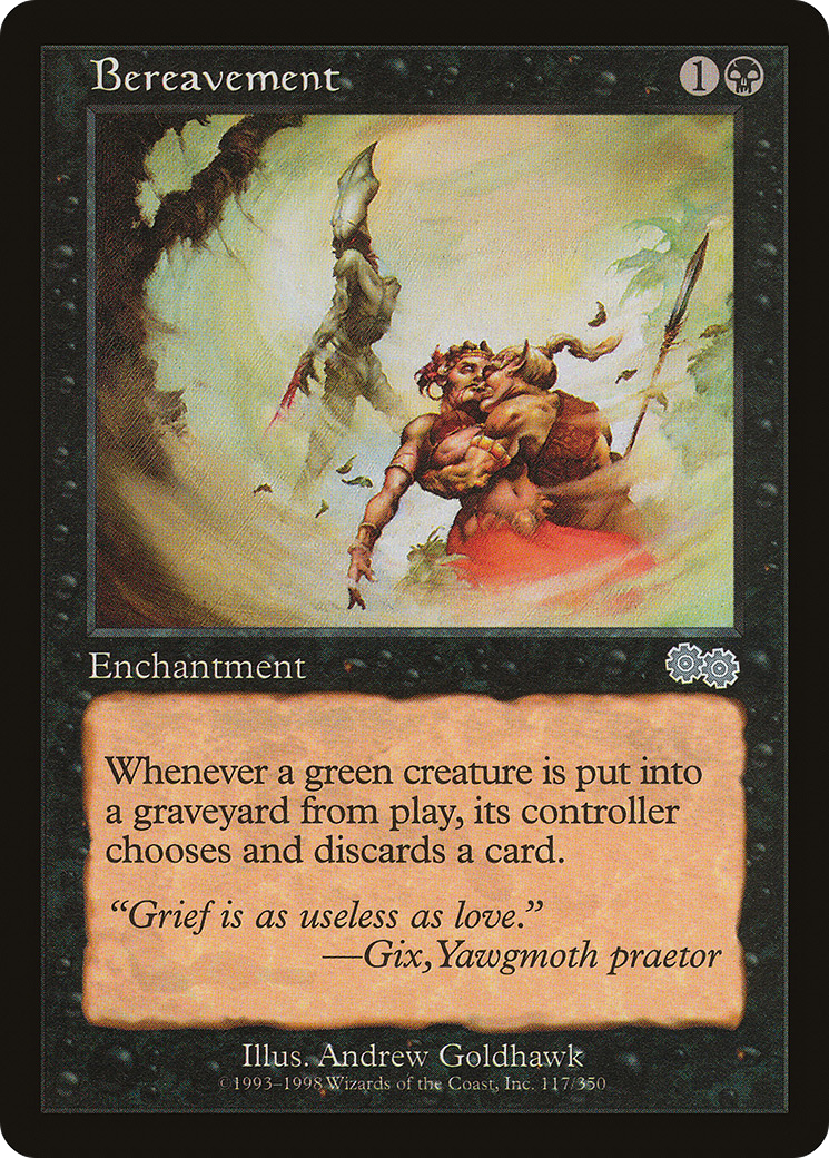 Bereavement (USG-117) - Urza's Saga - Premium MTG Single from Wizards of the Coast - Just $0.23! Shop now at Game Crave Tournament Store